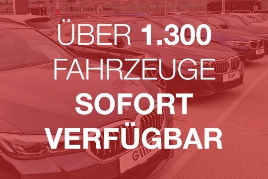 1300 Fahrzeuge sofort verfügbar
