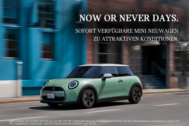 NOW OR NEVER DAYS bei MINI