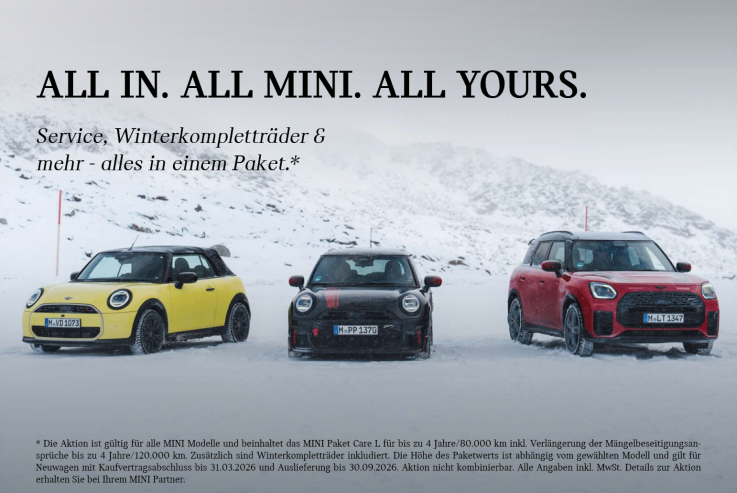 ALL IN. ALL MINI. ALL YOURS.