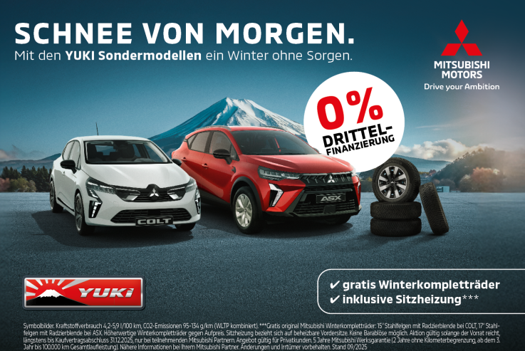 Mitsubishi YUKI Sondermodelle