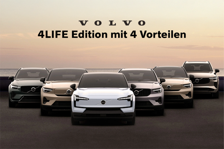 Volvo 4LIFE Edition mit 4 Vorteilen.