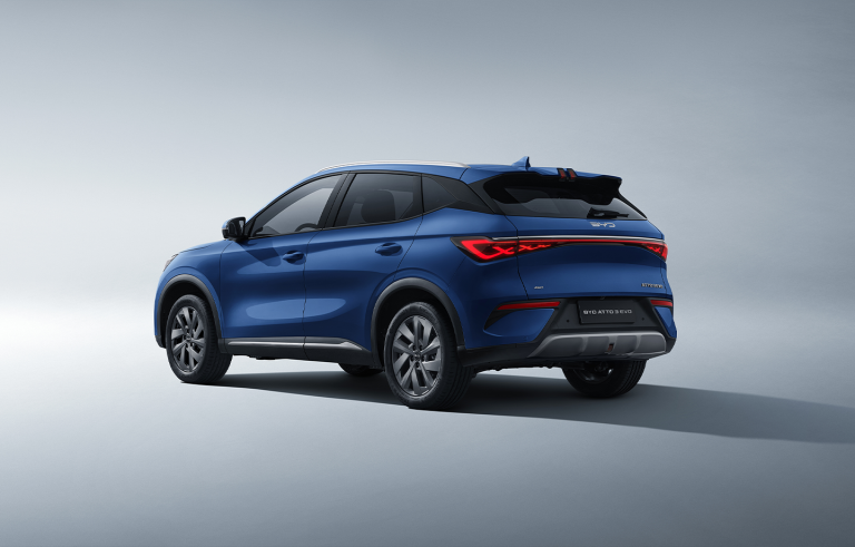 BYD ATTO 3 EVO Heckansicht