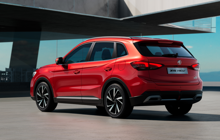 MG ZS Hybrid+ Heckansicht