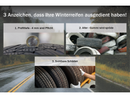 3 Anzeichen, dass Ihre Winterreifen ausgedient haben