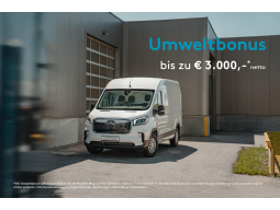 MAXUS – Jetzt mit attraktivem Umweltbonus!